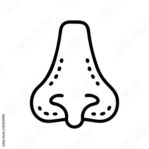  Nasal cavity icon