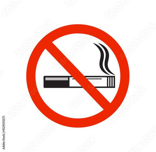 No Smoking Sign. No Cigarette, No Drugs Sign.
