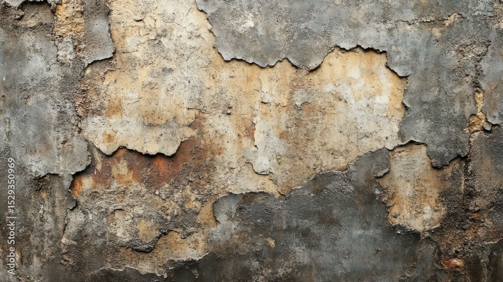 Fototapeta premium High-Resolution 4K Texture of Weathered Concrete Wall Surface