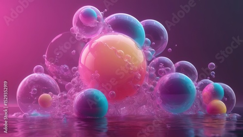 3d rendered illustration of a virus