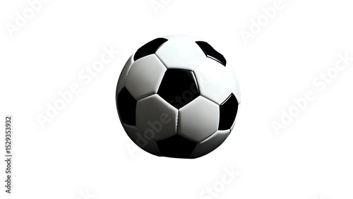 soccer ball on white background