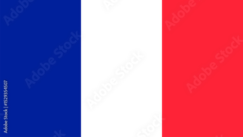 Free Download Vector illustration of the national flag of France with blue white and red vertical stripes - GFXLoad