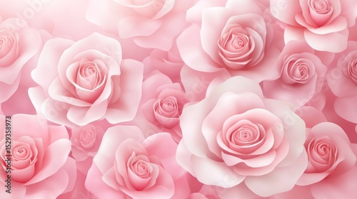 Soft rose pink gradient background vector in pastel tones featuring smooth blended color transition for elegant digital designs, feminine branding, wedding invitations, and minimalist aesthetic projec