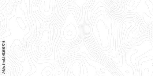 The stylized height of the topographic map contour in lines and contours isolated on transparent.Black and white lines seamless Topographic map patterns, topography line map. Vintage outdoors style. 
