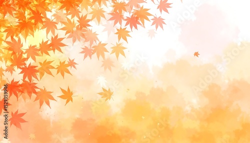 Wallpaper Mural Autumn Maple Leaves Background. Torontodigital.ca
