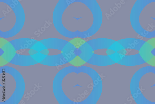 seamless mosaic Beautiful glow colour gradient flower line art pattern wallpaper ornament for commercial ads	