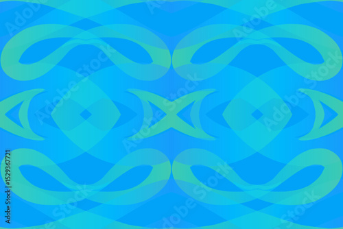 seamless mosaic Beautiful glow colour gradient flower line art pattern wallpaper ornament for commercial ads	