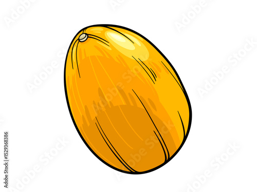 Vibrant Yellow Oval Fruit with Seedless Pulp and Sweet Flavor for Healthy Snacks