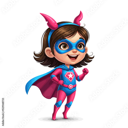 Superhero Baby in Blue Costume