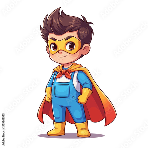 Superhero Baby in Blue Costume