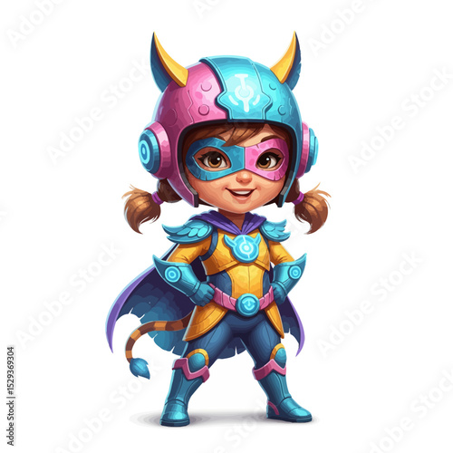Superhero Baby in Blue Costume