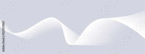 Abstract background with flowing lines. Digital future technology simple modern. Vector