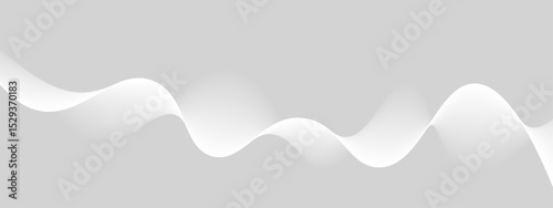 Abstract background with flowing lines. Digital future technology simple modern. Vector