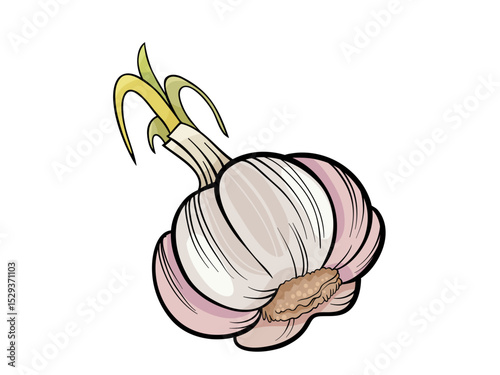 A Cute Smiling Piece of Unagi Nigiri Sushi Character