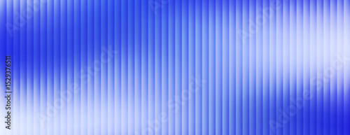 Corrugated vivid blue glass vector texture background