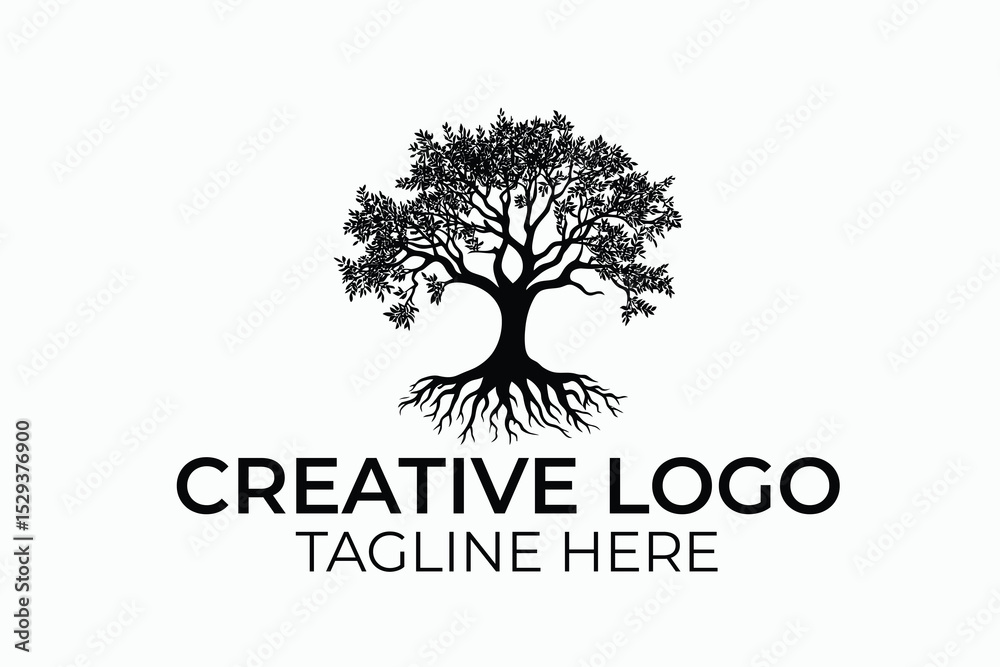 Obraz premium vector tree silhouette