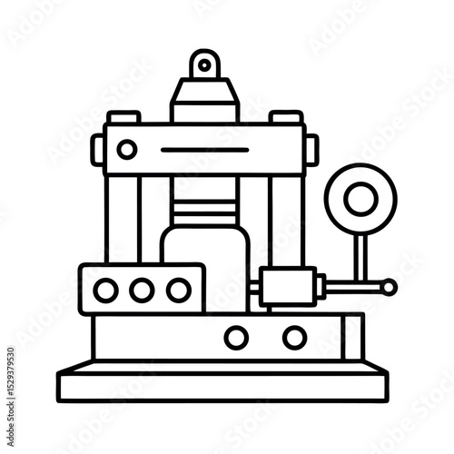 Electrochemical Machining Process Drawing