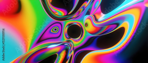 abstract colorful background with circles