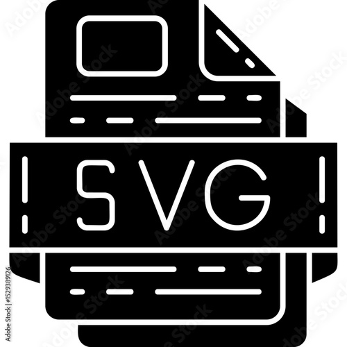 SVG file format Icon