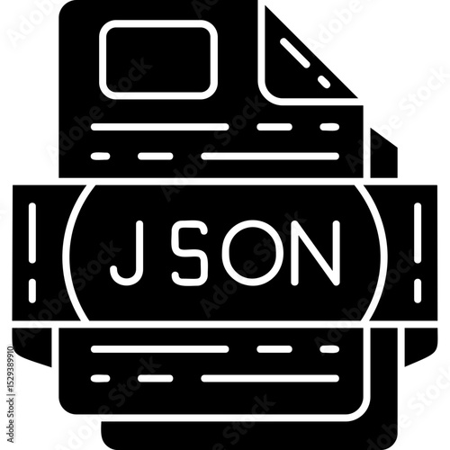 JSON file format Icon