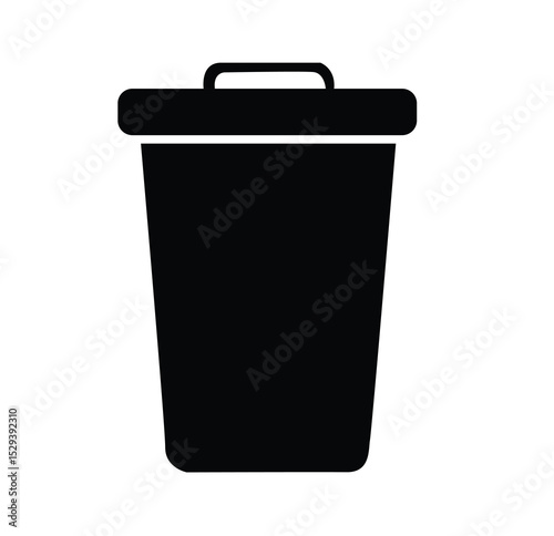 Recycle bin icon. Trash Can icon