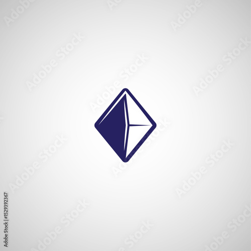 Ace of Diamonds icon flat vector design
