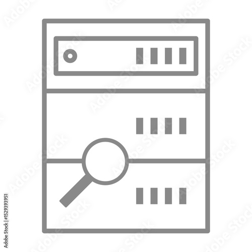 サーバーの検索アイコン