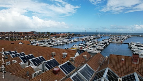 Hillarys, Australia – June 3, 2025: The Hillarys Boat Harbour of Perth CBD