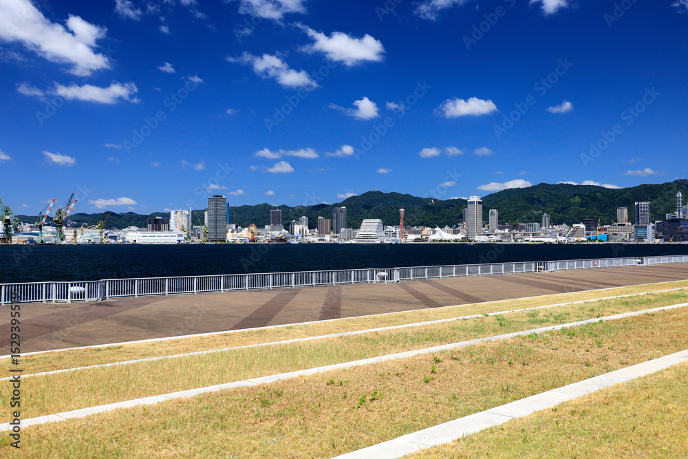 Obraz premium 海の見える公園