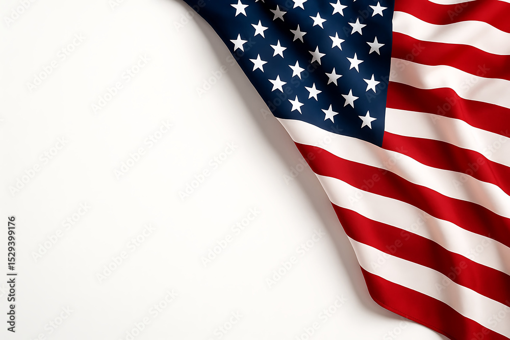 Obraz premium American flag background patriotic usa stars and stripes