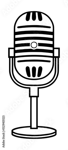 vintage microphone