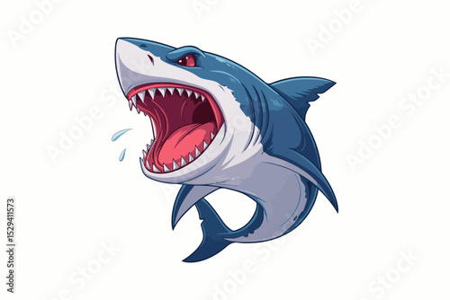 Simple Yet Powerful Shark Vector Art for Branding Use