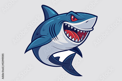 Simple Yet Powerful Shark Vector Art for Branding Use