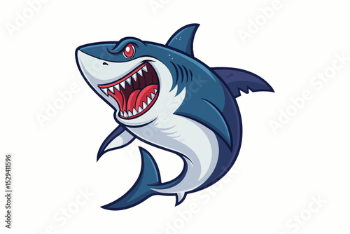 Simple Yet Powerful Shark Vector Art for Branding Use