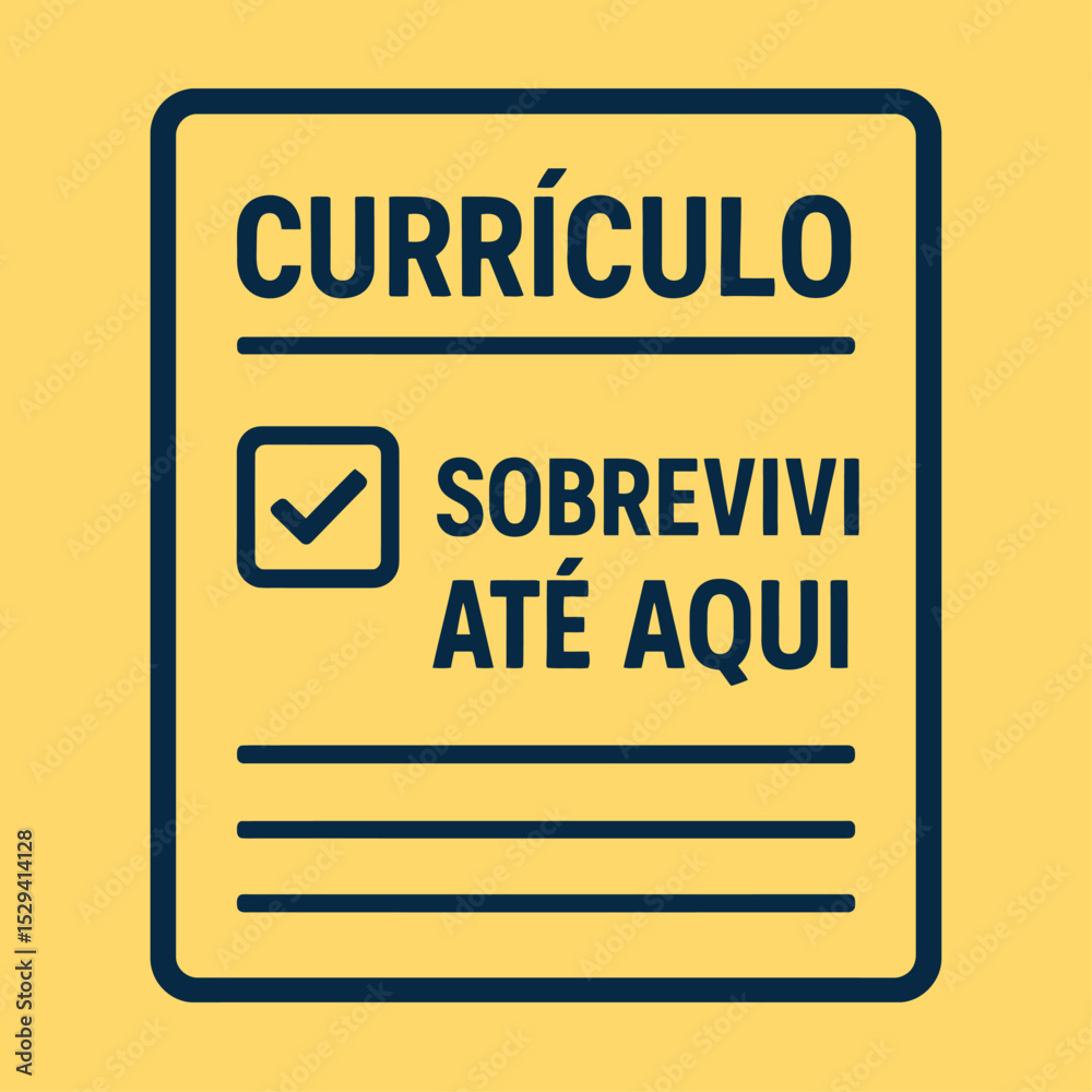 CURRÍCULO - SOBREVIVI ATÉ AQUI
