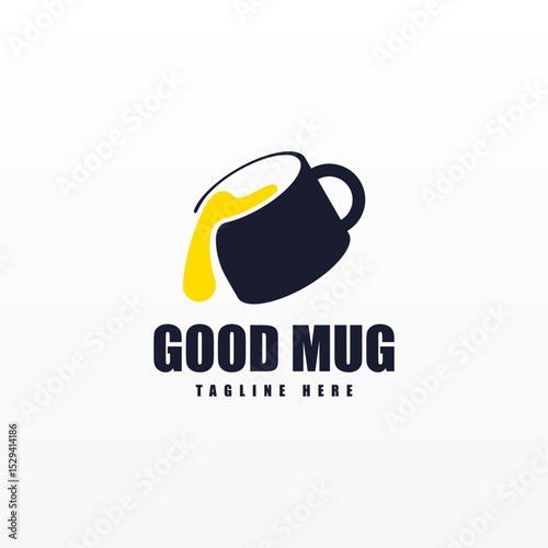 Mug logo design template
