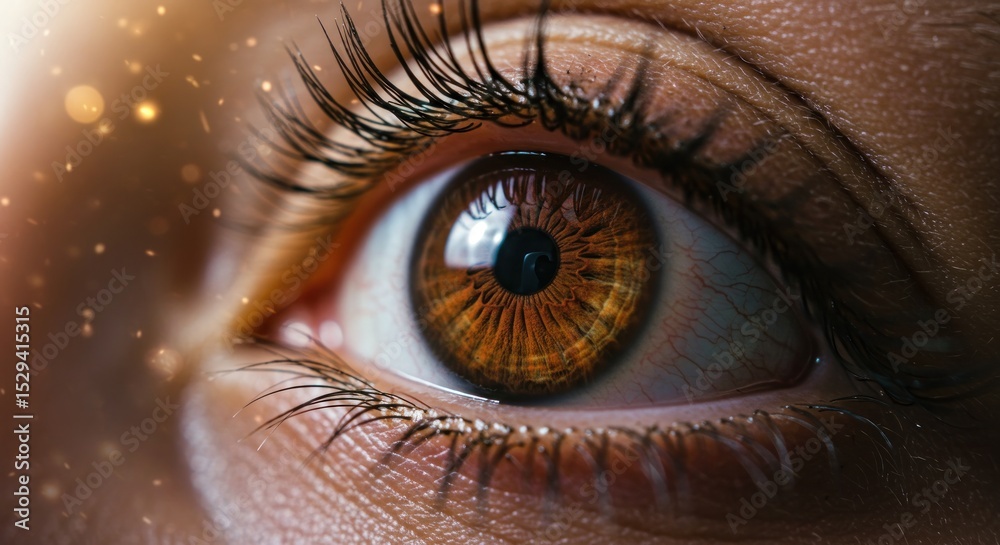 Obraz premium Human eye closeup