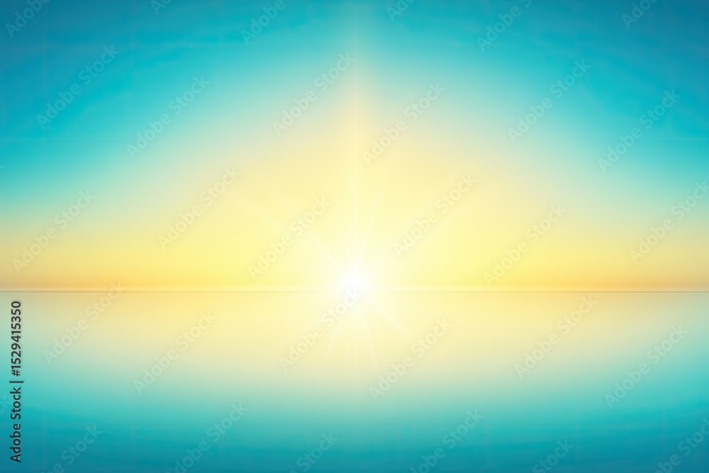 Fototapeta premium Serene sunrise over tranquil water