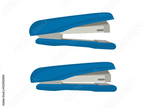 Stapler used for stationery on white background.