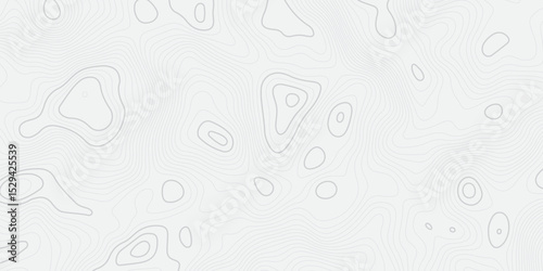 Abstract Topographic map design with Seamless pattern with lines . geographic contour map paper texture. Retro topographic map. geographic mountain relief. terrain path isolated on background.