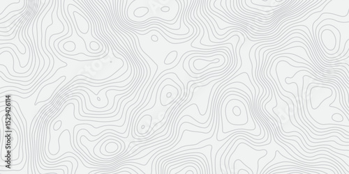 Abstract Topographic map design with Seamless pattern with lines . geographic contour map paper texture. Retro topographic map. geographic mountain relief. terrain path isolated on background.