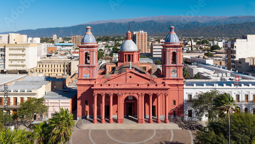 Aerial view of the Cathedral Basilica of 
