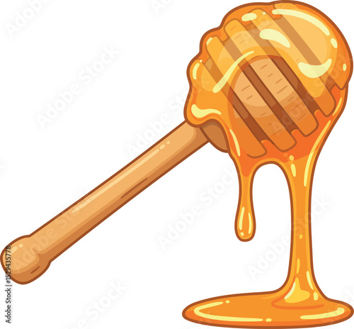 Honey Dripper with Honey Dripping