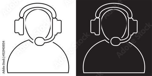Customer service icon . Vector illustration. EPS 10/AI
