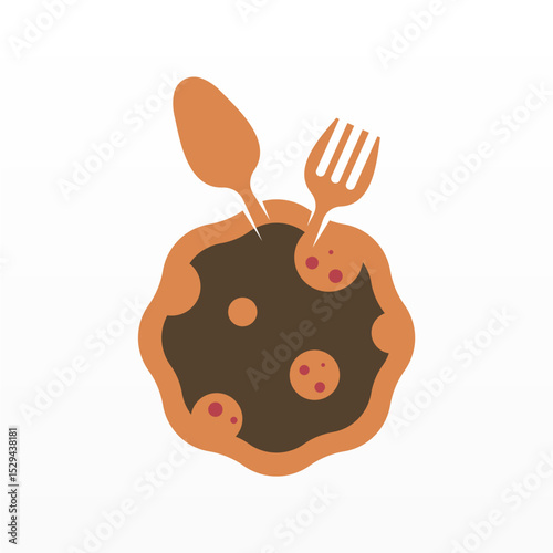Food logo design concept. Restaurant logo design