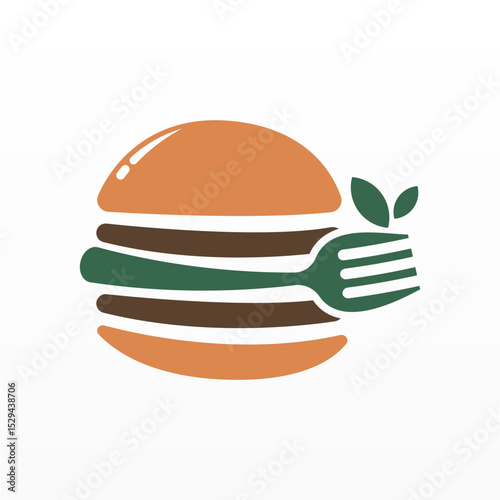 Food logo design concept. Restaurant logo design