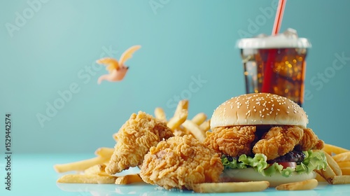 fast food on the table