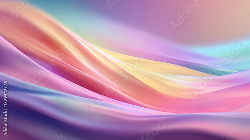Soft rainbow color waves, clean abstract blend with motion