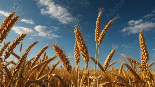 Wheat Field in Golden Hour