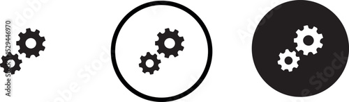 Modern grid of monochrome business icons on light gray.